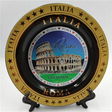 Taliansko Suveníry Roma Vlastná keramická pamätná tabuľa